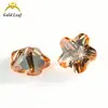 3x 3 ~ 10x 10mm 3A flor de ciruelo color general colección de circonita Wuzhou gema artificial piedra suelta venta al por mayor joyería DIY