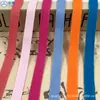 1cm Cinta de Espiga Poliéster-Algodón Colorida Banda Trasera Cuello Sudadera Ropa para Niños Tiras para Dobladillo de Cuello Accesorios de Ropa