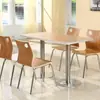 Juego de Mesa y Sillas para Restaurante de Comida Rápida, Merienda de Desayuno, Hamburguesería, Mesa para Tienda de Té con Leche, Restaurante de Lujo, Mesa para Comedor de Personal