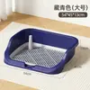 Inodoro para perros de tamaño pequeño y mediano, bandeja de orina de punto fijo, caja de arena anti-derrames, almohadilla de orina, bandeja especial, accesorios para mascotas