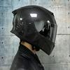 Casco para coche eléctrico LVS para hombre y mujer, casco de verano para correr, casco completo, personalidad colorida, casco de carreras fresco, verano
