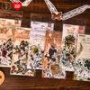 Serie de Fiesta de Té Secreta Danza de Ensueño Recolección de Luz Paquete de Pegatinas Manual de Usuario Pegatinas Decorativas DIY [Versión en Inglés] 6 Tipos