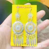 Aretes de plata de imitación al por mayor aretes joyería hecha a mano moda zona turística más vendidos Aretes de pavo real plateados aretes aretes