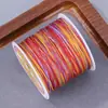 Boting No. 72, estilo chino, teñido en degradado, hilo de jade colorido para pulseras, collares, colgantes y joyería hechos a mano