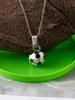 Serie Deportiva de Fútbol de la Copa Mundial Joyería de Acero al Titanio Explosivo Collar de Fútbol para Hombre Gotas de Pegamento Colgante de Fútbol SP1012