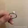 Anel Aberto Letra para Mulheres, Joia de Nicho de Alto Padrão, Anel de Personalidade de Luxo Leve, Anel Aberto Versátil de Moda Exquisito