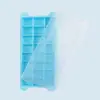 Caja de Bloques de Hielo Casera con Forma de Garra de Gato de Silicona Herramienta para Hacer Hielo de Cocina para Refrigerador Doméstico con Tapa Molde de Fondo Suave
