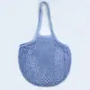 Bolsa de Malla de Algodón Bolsa de Compras para Supermercado Bolsa de Malla Portátil para Frutas y Verduras 3 Hilos Bolsa de Malla de Algodón para Frutas de Supermercado