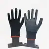 Envío Gratis Guantes de Protección Laboral Recubiertos de Nitrilo, Resistentes al Desgaste, Resistentes al Aceite, Guantes Gruesos de Goma Industrial de Nitrilo Liso Venta al por Mayor Transfronteriza