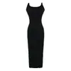 Vestido camisola sexy de color liso con escote en V pequeño para mujer, con un diseño elegante, abertura trasera de verano, corte ajustado, bodycon, elegante vestido de longitud media