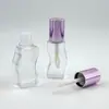 Nuevo tubo de brillo de labios con forma de ola irregular, tubo vacío de labial y gloss, tubo de máscara de pestañas, material de empaque cosmético para DIY