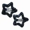 Pasador de Pelo de Estrella de Peluche Estilo Coreano, Pinza para el Pelo de Hilo, Pasador Suave y Lindo para Niños, Pasador para Flequillo Dopamina No Dañino, Accesorio para el Cabello