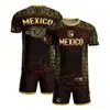 Sitio web independiente ropa deportiva y de ocio transfronteriza cuello redondo manga corta fútbol Copa del Mundo temática de México conjunto estampado 266