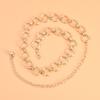 Moda Femenina Estilo Coreano Cadena Delgada para la Cintura Decoración Vestido Suéter Cinturón Simple Combinable Sexy Cadena para Falda