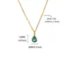 Collar de Piedra de Nacimiento de Diciembre de Nuevo Estilo Transfronterizo Europeo y Americano Colgante Ovalado de Concha Mes de Nacimiento Flor Cadena para Clavícula de Mujer