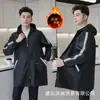 Delantal Reflectante Impermeable para Trabajo con Forro de Felpa, Engrosado, de Manga Larga, Resistente al Aceite, Modelo Nuevo para Mujeres y Hombres