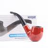 Cachimbo de Entrada Elementar Pote de Ferro Vermelho Cachimbo de Baquelite Cachimbo de Filtro Desmontável à Moda Antiga Cachimbo Portátil Masculino