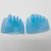 Fabricantes de almohadillas de silicona para el antepié Suministro de almohadilla frontal Almohadilla frontal Almohadilla de tamaño medio Almohadilla de masaje para cinco dedos del antepié SEBS incrustado con almohadilla frontal de tela
