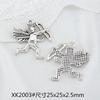 Accesorios DIY de aleación de plata vintage Colgante de collar de flecha de Cupido de ángel de 25 mm Colgante para vestido