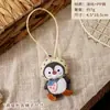Pingente boneca animal de desenho animado em tecido feito à mão estilo coreano ins, chaveiro de moda, acessório de bolsa, pingente de carro para mulheres
