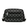 Bolso de Hombro para Hombre Molino de Viento Bolso Cuadrado Pequeño de Moda Bolso Cruzado Horizontal para Hombre Bolso Pequeño Colgante Bolso de Mano para Hombre Bolso de Muñeca