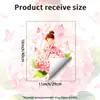 Xinuo PH_QTX85 Lindo Hada de Hortensias Pegatina de Pared Sin Pegamento Autoadhesiva para Habitación de Niñas Habitación Infantil Decoración de Pared