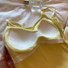 Camisola de Tirantes Grande con Hilo, Espalda Hueca sin Espalda para Mujer, Una Pieza, Almohadilla para el Pecho, Sexy, Ajustada, Adelgazante, Espalda Hermosa, Top Interior