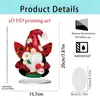 Producto Nuevo Transfronterizo Soporte Acrílico 2D Manzana Creativa Decoración de Mesa de Entrada para el Hogar Sala de Estar Decoraciones Navideñas
