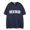 Camiseta de Manga Corta con Cuello Redondo para Hombre, Corte Holgado, Estilo Cityboy Japonés, Estampado de Letras, Tallas Grandes, Camiseta Versátil Casual, Estilo Fresco Japonés