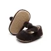 Sapatos de Menina, Sapatos Peludos, Estilo Princesa com Laço, Sapatos Infantis Primavera 2026, Sapatos de Bebê Menina