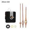 Movimiento de reloj silencioso DIY en stock transfronterizo, eje largo, segundero continuo, movimiento para reloj de pared, 4 tipos de manecillas de madera de nogal, movimiento de reloj