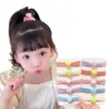 Anillo de Toalla de Color Caramelo para Niños, Goma para el Cabello para Niñas, Cuerda para el Cabello Linda y Creativa, Anillo para el Cabello, Accesorio para el Cabello