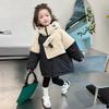 Chaqueta Cálida para Niñas 2024 Nuevo Abrigo Acolchado de Algodón para Niños Estilo Occidental Ropa Acolchada de Algodón de Invierno para Bebé Niña Chaqueta Acolchada de Algodón para Niña