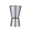 Taza medidora de cóctel de doble cabeza de acero inoxidable