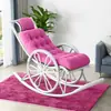 Sillón mecedor reclinable silla para persona perezosa siesta sala de estar balcón reclinable persona perezosa puede reclinarse puede dormir silla de ocio silla mecedora para ancianos
