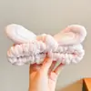 Diadema de Felpa de Dibujos Animados para Lavado Facial de Niñas, Lindo y Dulce Sapo, Diadema para Baño de Bebé, Anti-Humedad