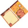 Nuevo Modelo Bloc de Notas con Clipboard A5, No Adhesivo, Diseño de Dibujos Animados, Alto Atractivo Estético, Clipboard para Estudiantes, Bloc de Notas Desprendible