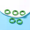 Anillo Tórico de Color Caramelo Pintado Resorte Helicoidal Mosquetón Llavero Hebilla de Tienda de Campaña Anillo para Libros Anillo para Tarjetas Adorno Accesorios Venta al por Mayor
