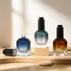 Frasco conta-gotas de vidro de 10ml, frasco quadrado plano para óleo essencial e sérum, frasco conta-gotas de alta qualidade em estoque
