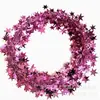 Estrela de Rattan Estrela de Cinco Pontas Venda Quente Transfronteiriça Decoração de Natal Guirlanda DIY Presente Guirlanda de Fita Colorida Acessórios para Árvore de Natal