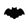 Posavasos Aislantes de Fieltro de Murciélago para Halloween Posavasos de Barra Posavasos Decorativos de Murciélago Negros para Halloween Posavasos para Café Té con Leche