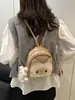 Mochila Fofa de Gatinho para Mulheres 2025 Nova Tendência Design de Nicho Mochila Estilo College Bolsa Versátil Bolsa para o Dia a Dia Escola