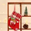 Meias de Natal Meias de Natal saco de presente pingente crianças saco de doces cartoon tamanho pequeno meias saco de presente decorações