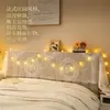 Funda de encaje estilo francés para cabecero, funda a prueba de polvo para dormitorio, tela decorativa blanca con patrón floral estilo europeo, transfronterizo