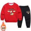 Unicórnio roupas infantis camisola de lã infantil conjunto meninas outono e inverno novos meninos estilo ocidental top calças conjunto de duas peças