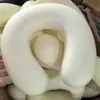 Almohada en Forma de U al por Mayor Almohada para Siesta de Oficina Almohada Cervical Color Sólido Portátil para Viajes Almohada para Cuello de Espuma Viscoelástica con Logo