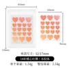 Venta al por mayor de parches para el acné con forma de corazón y láser de 18 piezas en stock del fabricante transfronterizo, parches para el acné con forma de corazón de hidrogel y PE, modernos y lindos