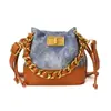 Nova Mini Bolsa Decorativa Estilo Coreano para Crianças Pequena Bolsa de Mão e Transversal Estilo Chanel Bolsa Balde Pequena Feminina Venda por Atacado