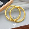 Nova Tendência Nacional Chinoiserie Ouro Eletrodepositado a Vácuo 24K Areia Fina Herança do Método Antigo Pulseira de Casamento com Dragão e Fênix Dupla Face para Mulheres
