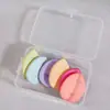 Esponja de Maquillaje para la Punta del Dedo Piel Escondedor Parcial para el Dedo Pulgar Mini Esponja de Cojín de Aire Mini Uso Húmedo y Seco